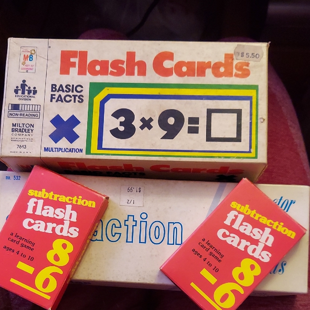 Flash CARDS~ Vintage Excellent